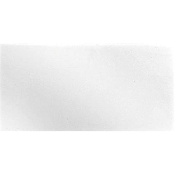Apollo Tile Thassos White 4 in. x 5 in. Polished Marble Subway Tile Sample (0.13 sq. ft./Piece)