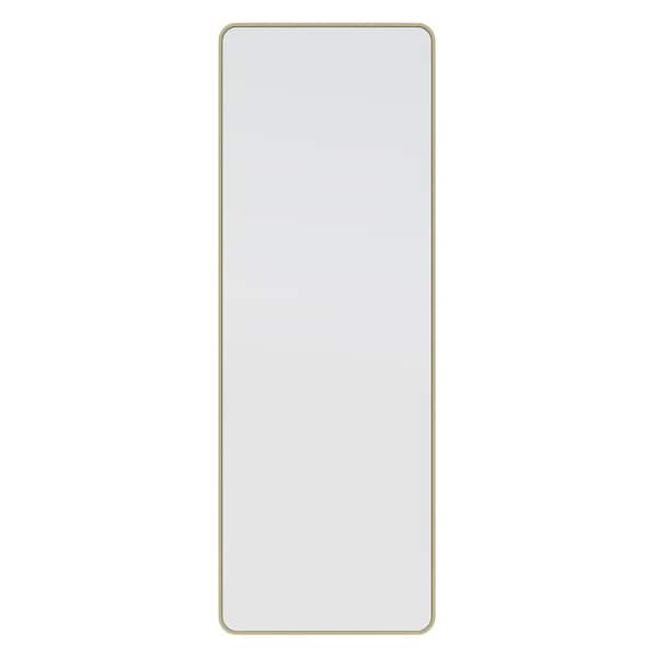 Glass Warehouse 24 in. W x 67 in. H Framed Radius Corner Stainless Steel  Mirror in Satin Brass SF-SQR-24X67-SB - The Home Depot