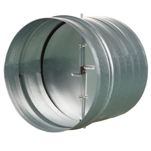 4 in. Galvanized Back-Draft Damper with Rubber Seal