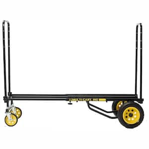 RockNRoller 8-in-1 DJ Equipment Heavy Duty General Use Dollies and Hand Carts, Black
