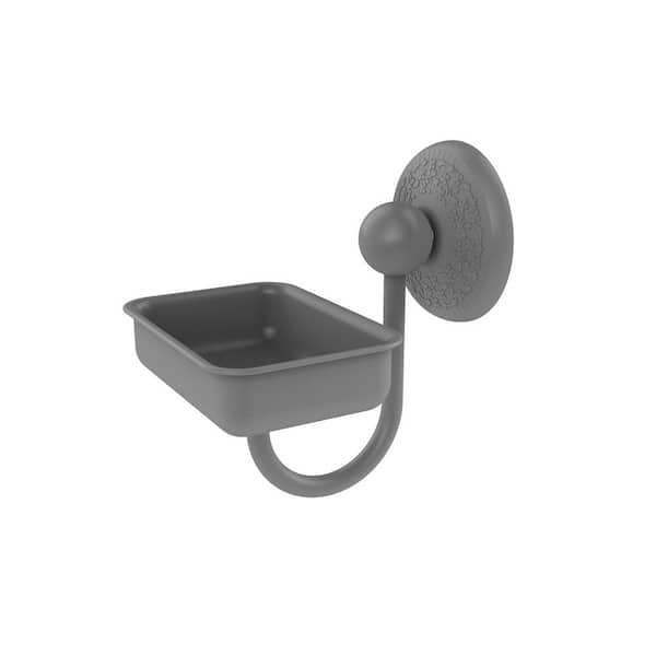 Allied Brass Prestige Monte Carlo Wall Mounted Soap Dish in Matte Gray
