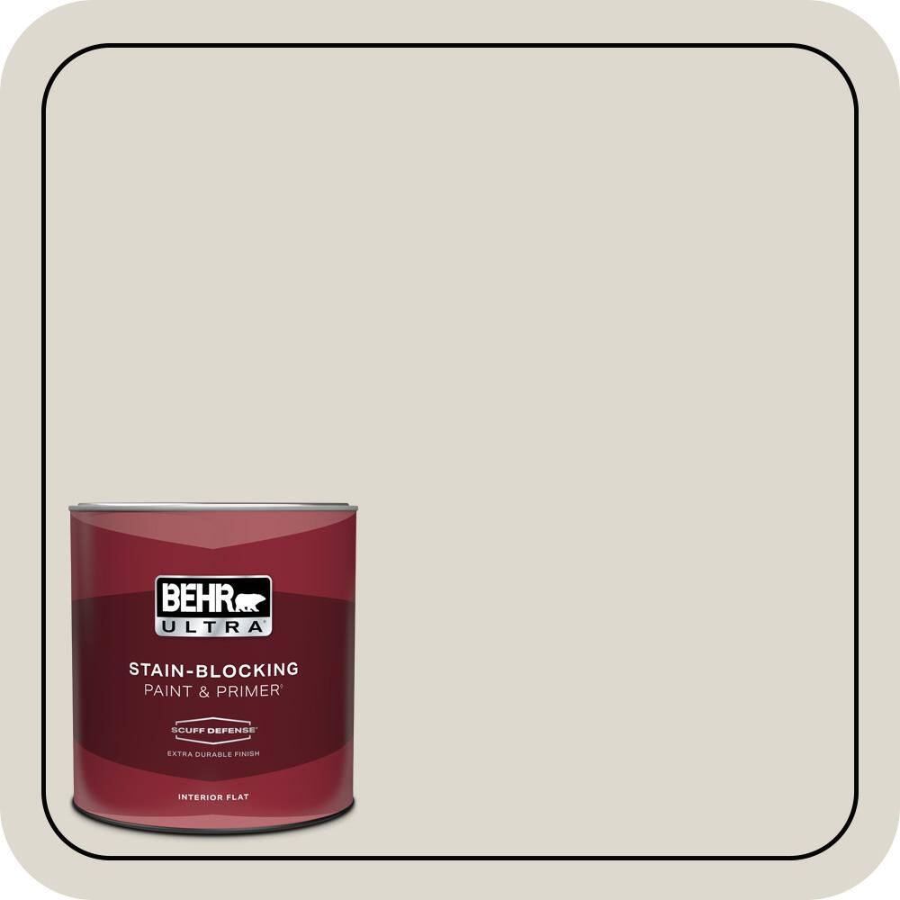 1 qt. #N320-1 Campfire Ash Extra Durable Flat Interior Paint & Primer price history on PriceWatchPro