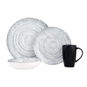 New Age Natura 4-Piece Porcelain Dinnerware Place Setting with Mug (Serving Set for 1)