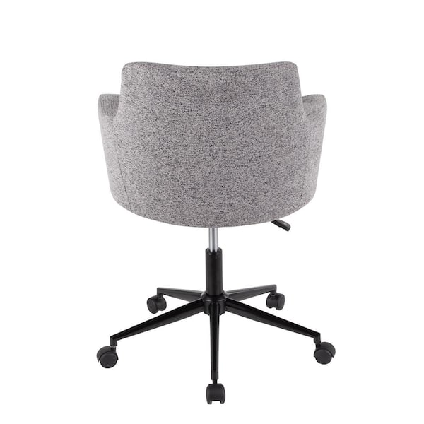 Lumisource Andrew Contemporary Dark Grey Fabric Office Chair Oc Andrw Bk Gy The Home Depot Lumisource Andrew Contemporary Dark, Grey Fabric Office Chair With Arms
