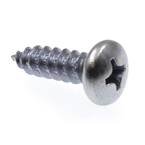 EZ-Fasteners #10 X 3/4 Stainless Steel Sheet Metal Screws - Truss Head Phillips Drive - 250-Pack