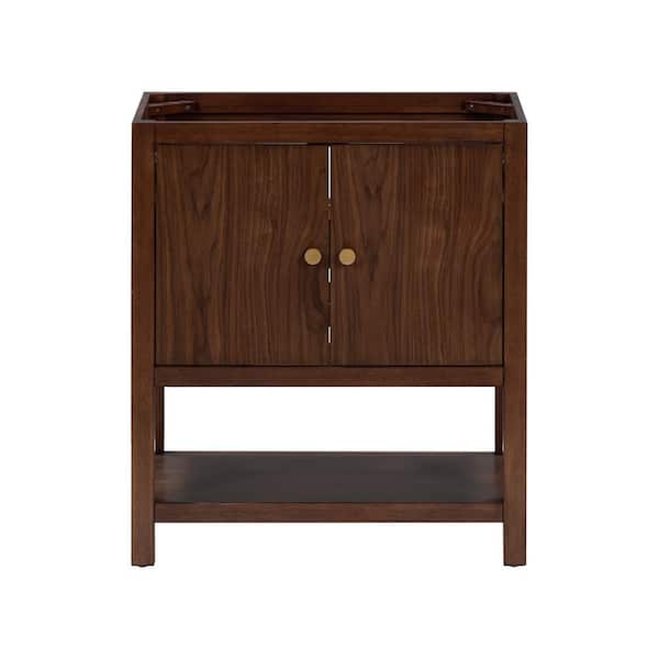 Avanity Zoe 30 in. Bath Vanity Cabinet without Top in Walnut