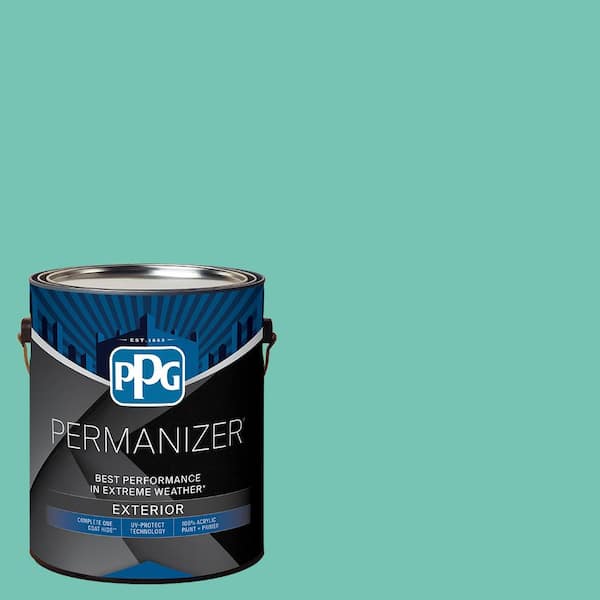 1 gal. PPG1230-4 Pale Jade Flat Exterior Paint