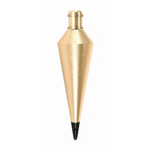 Empire 8 oz. Brass Plumb Bob 908BR - The Home Depot