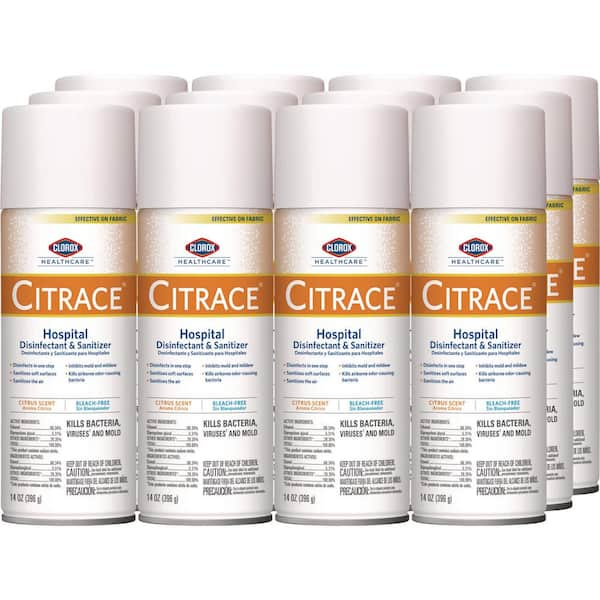 14 oz. Citrus Citrace Hospital Disinfecting All-Purpose Cleaner and Deodorizer (12 Carton)