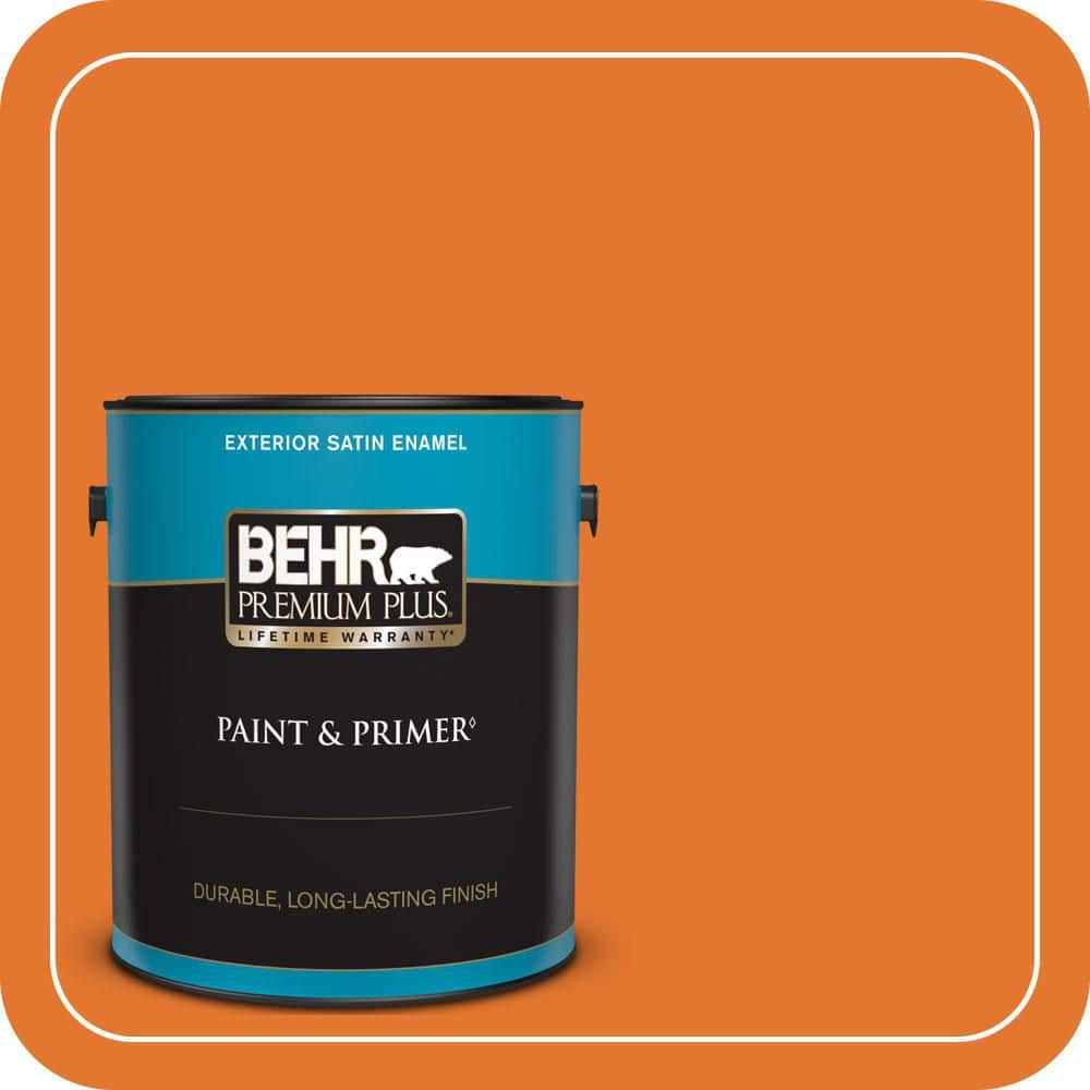 1 gal. #250B-7 Crushed Orange Satin Enamel Exterior Paint & Primer price history on PriceWatchPro