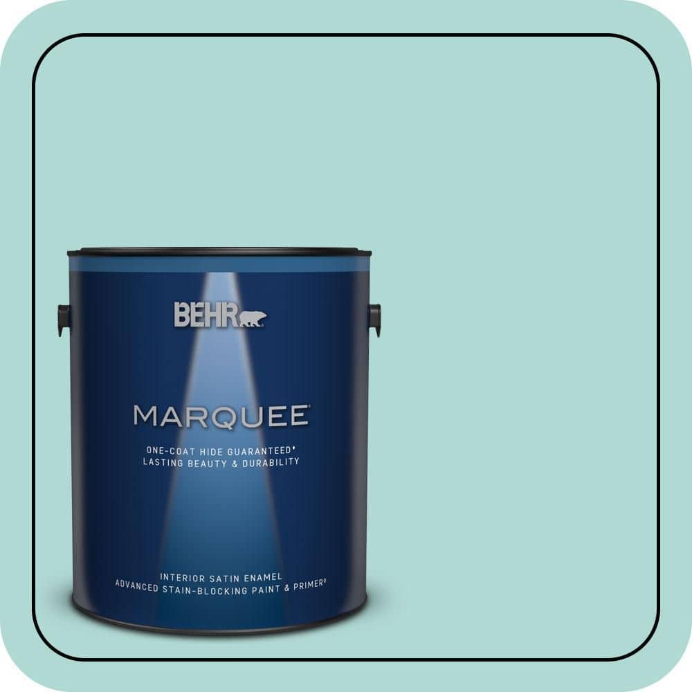 1 gal. #M450-3 Wave Top One-Coat Hide Satin Enamel Interior Paint & Primer price history on PriceWatchPro