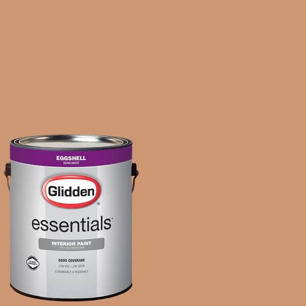 Glidden Essentials 1 gal. #HDGO24D Creamy Butterscotch Eggshell Interior Paint