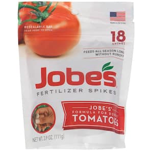 3.9 oz. Tomato Plant Food Fertilizer Spikes, (18-Pack)