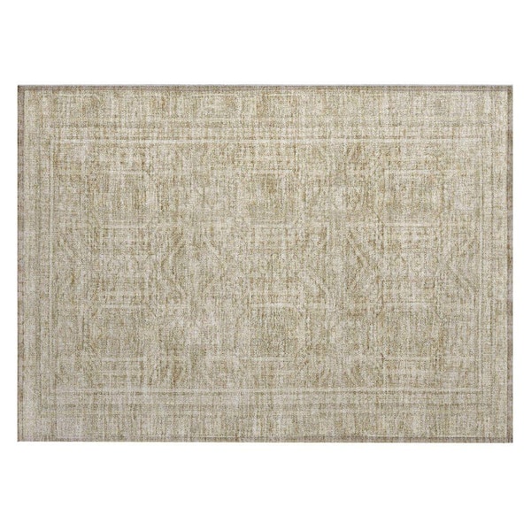 Chantille Machine Washable Indoor/Outdoor Abstract ACN1920 Beige 2 ft. x 3 ft. Accent Rug