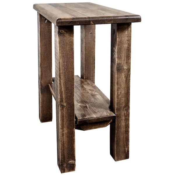 MONTANA WOODWORKS Homestead Collection Early American Chair Side Table