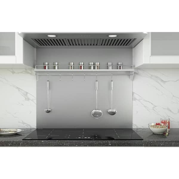 RMP6004 by Broan - 60-Inch Backsplash with shelves in Stainless