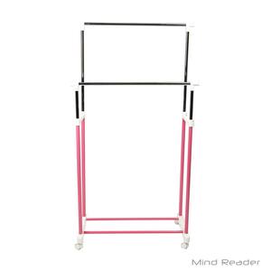 Pink Metal Clothes Rack 337 in. W x 65.7 in. H