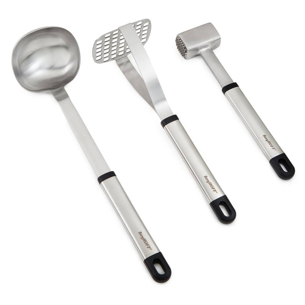 BergHOFF Essentials 3-Piece Stainless Steel Kitchen Prep Set