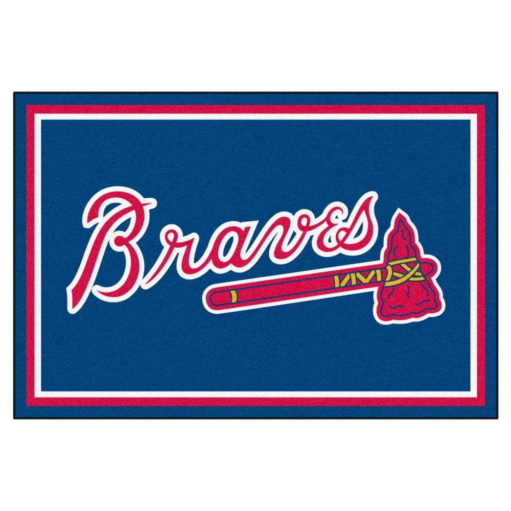 FANMATS Atlanta Braves ft. x ft. Area Rug 7048 The Home Depot