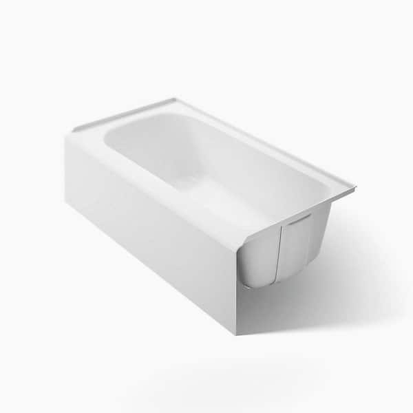 Avec 60 in. x 32 in. Soaking Bathtub with Right Drain in White