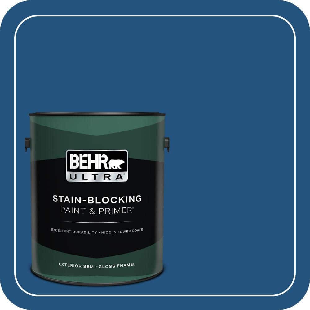 1 gal. #S-H-570 Blueberry Twist Semi-Gloss Enamel Exterior Paint & Primer price history on PriceWatchPro