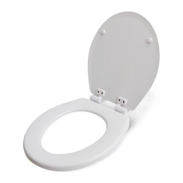 The Plumber's Choice Round Molded Wood Slow Close, Easy Remove