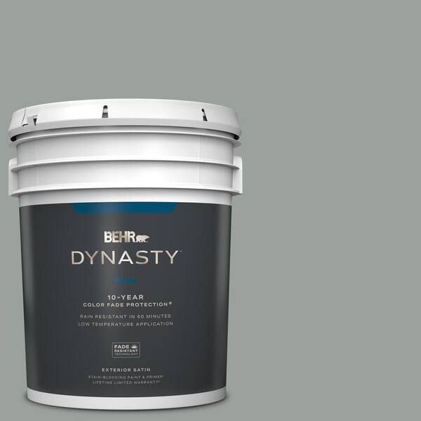 BEHR DYNASTY 5 gal. PPU1116 Brampton Gray Satin Enamel Exterior Stain