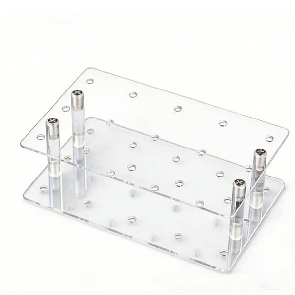 2-Tier Clear Acrylic Cake Pop Stand with Sticks, Bags & Ties