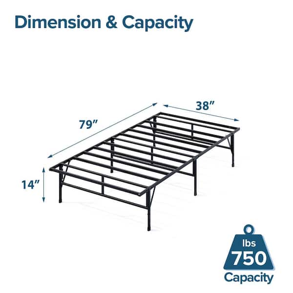 Zinus Smartbase Compack Twin Xl Metal, Metal Bed Frame Twin Xl Size