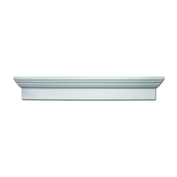 Fypon 67 in. x 6 in. x 3 in. Polyurethane Window and Door Crosshead