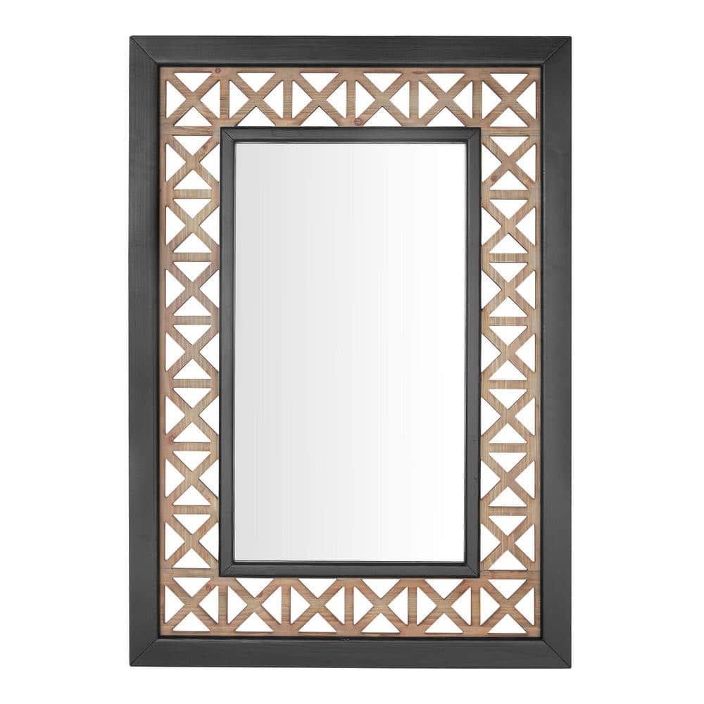 Home Decorators Collection Large Rectangle Multi-Colored Antiqued Classic Accent Mirror (41 in. H x 29 in. W)