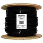 Cerrowire 500 Ft. 1/0 Gauge Black Stranded Copper THHN Wire 112-5001J ...