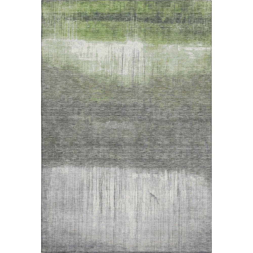 Mayfield Premium Machine Washable Abstract AMF2118 Fern 3 ft. x 5 ft. Area Rug price history on PriceWatchPro