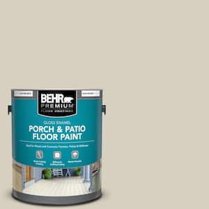 1 gal. #PPU7-09 Aged Beige Gloss Enamel Interior/Exterior Porch and Patio Floor Paint