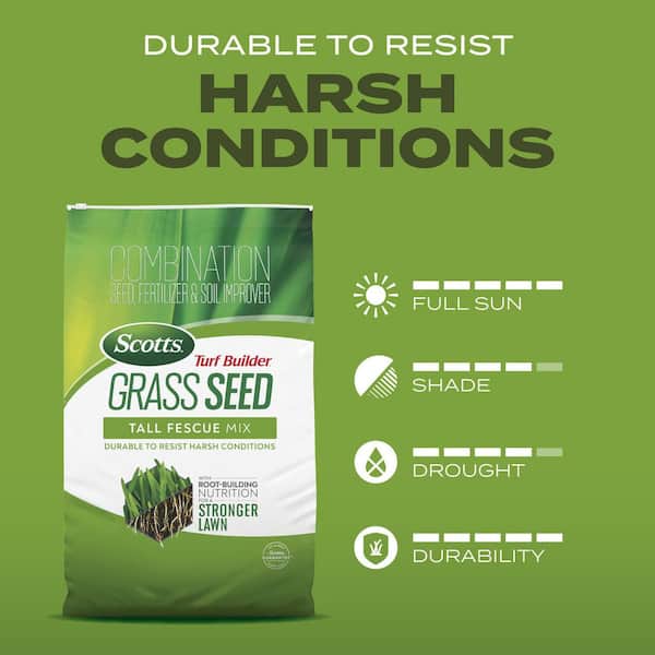 Scotts 18046 Turf Builder Grass Seed Tall Fescue Mix, 2.4-Lbs