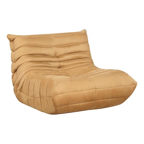 Lazzara Lucille Yellow Microfiber Bean Bag