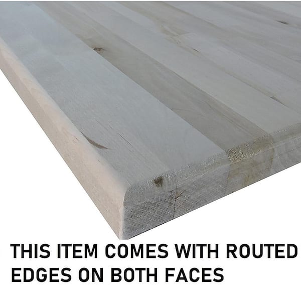 6/4 in. x 2 ft. x 4 ft. Allwood Birch Project Panel Table Island