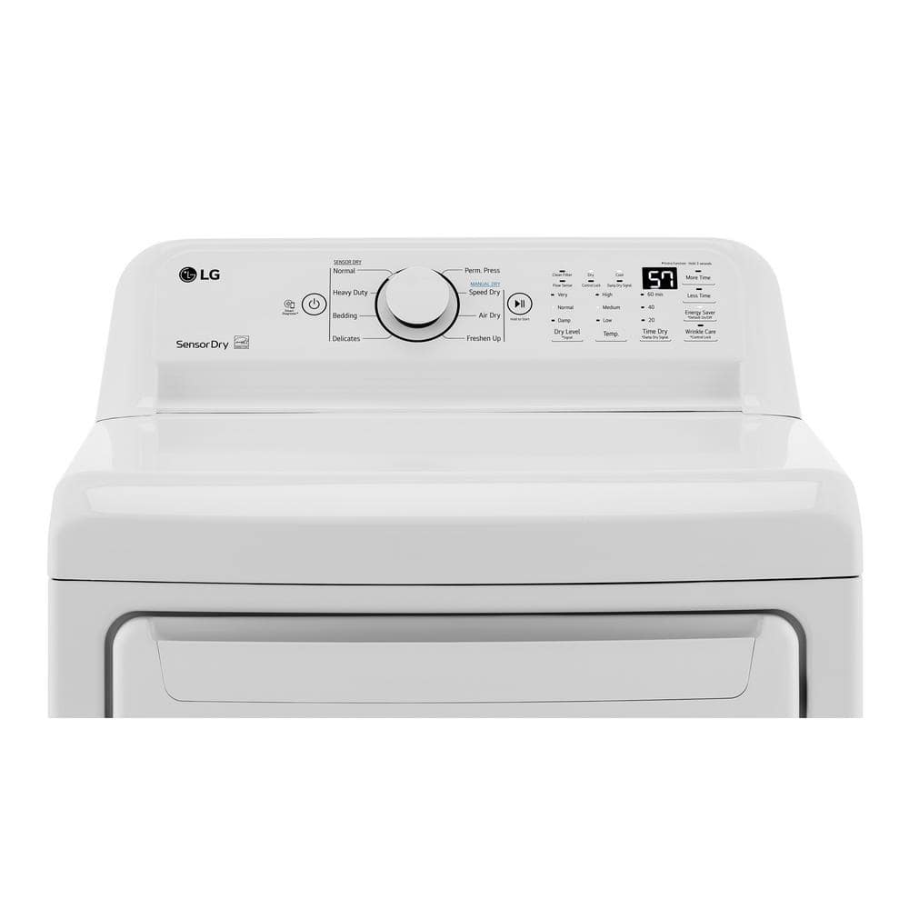 7.3 Cu. Ft. White Electric Dryer with Sensor Dry Technology