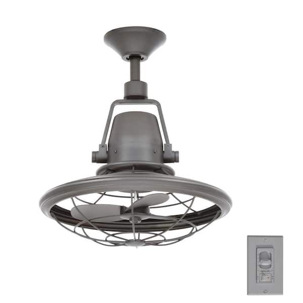 Natural Iron Oscillating Ceiling Fan