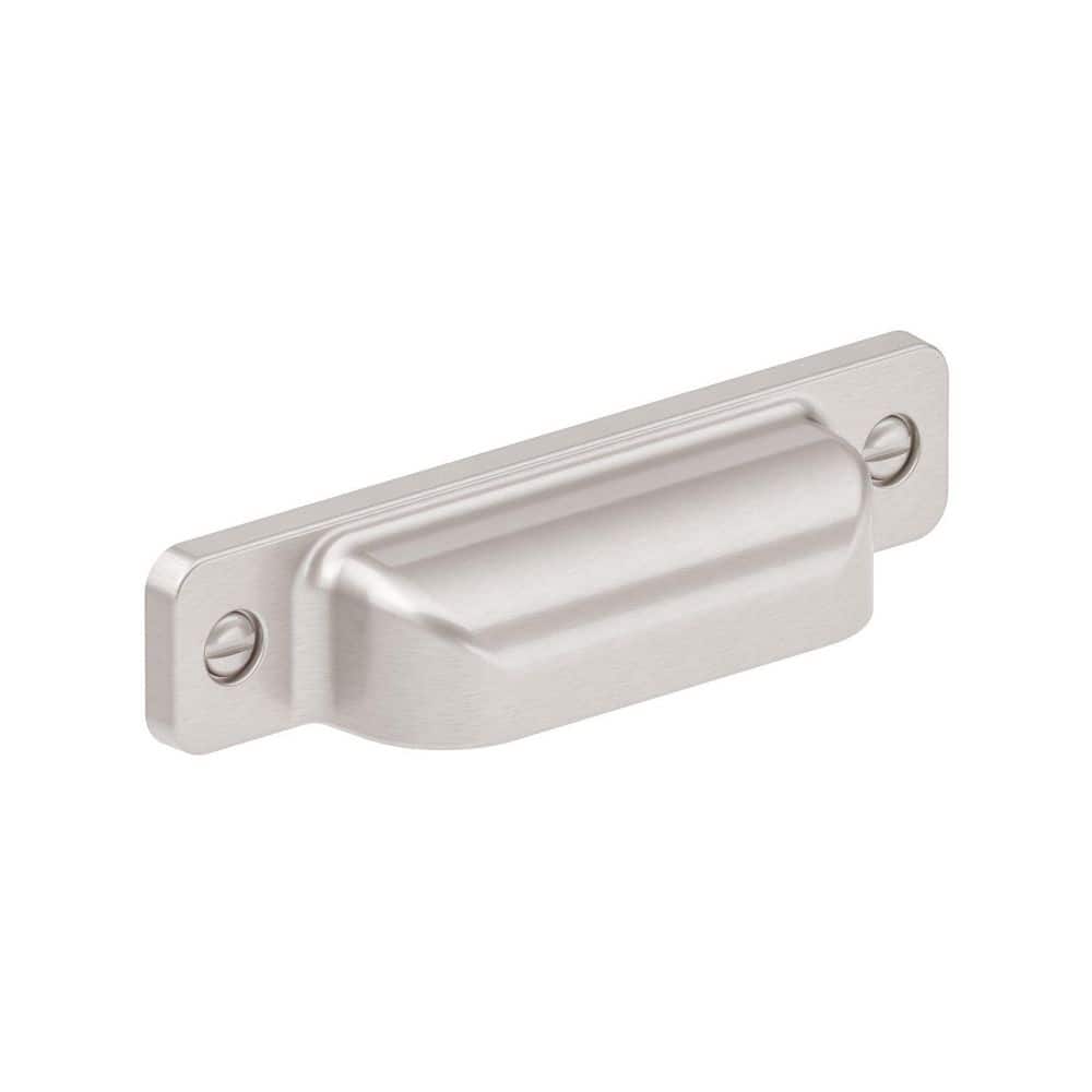 Torino Collection 3-3/4 in. (96 mm) Classic Brushed Nickel Cabinet Cup Pull price history on PriceWatchPro