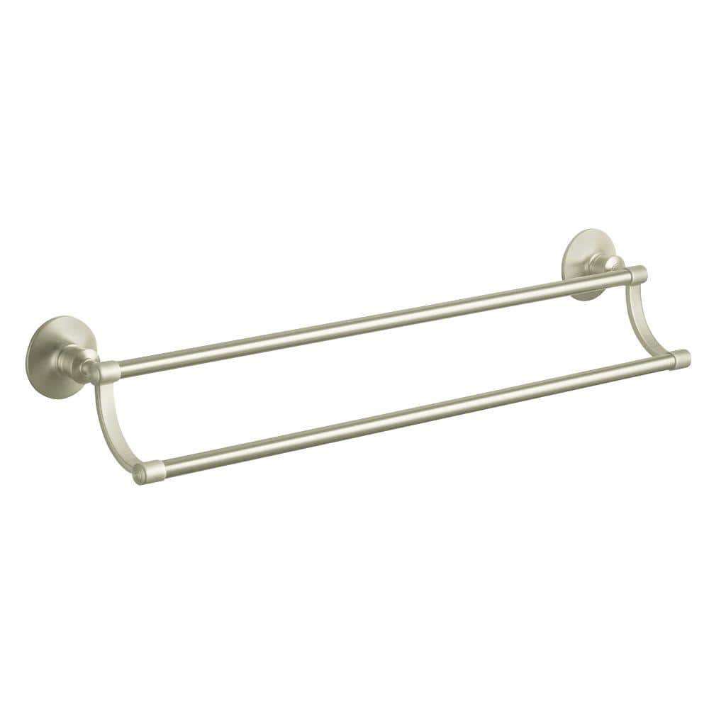 UPC 650531660213 product image for Archer 25 in. Double Towel Bar in Vibrant Brushed Nickel | upcitemdb.com