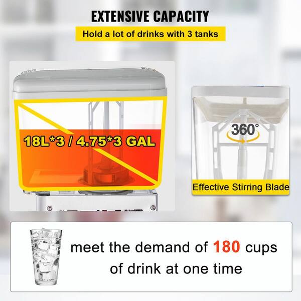 18L Single Head Hot Drink Beverage Dispenser - China Juice