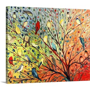 Yosemite Home Decor 24 a The Home Depot x I ARTAC0436C - 48 in. Wire in. Birds on