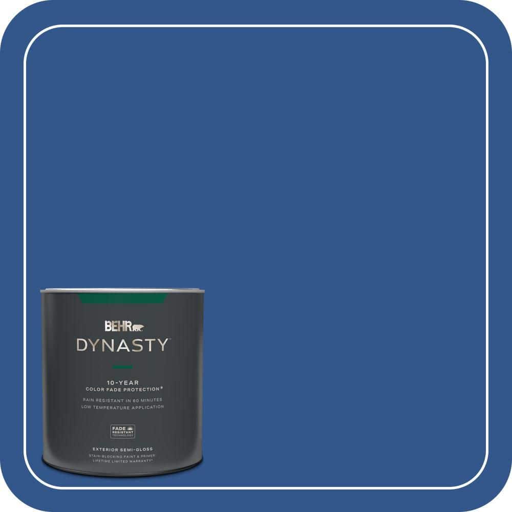 1 qt. #PPU15-03 Dark Cobalt Blue Semi-Gloss Exterior Stain-Blocking Paint & Primer price history on PriceWatchPro