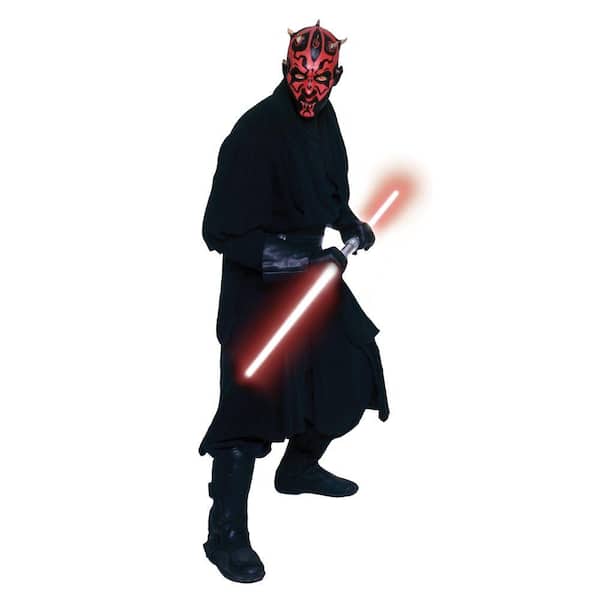 RoomMates 60.25 in. x 24.25 in. Star Wars Episodes 1 - 3 Darth Maul Peel and Stick Giant Wall Decal