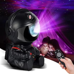 Astronaut Galaxy Projector Star Screen Nebula Ceiling LED Lamp with Remote Control in Black