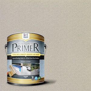 Textured 1 gal. Bonding Primer Bone Interior Exterior Penetrating Anti-Slip