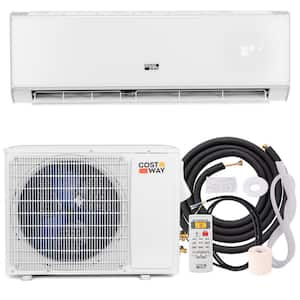 22000 BTU 2-Ton Ductless Mini Split Air Conditioner with Heat Pump 208-Volt to 230-Volt Wi-Fi Enabled in White