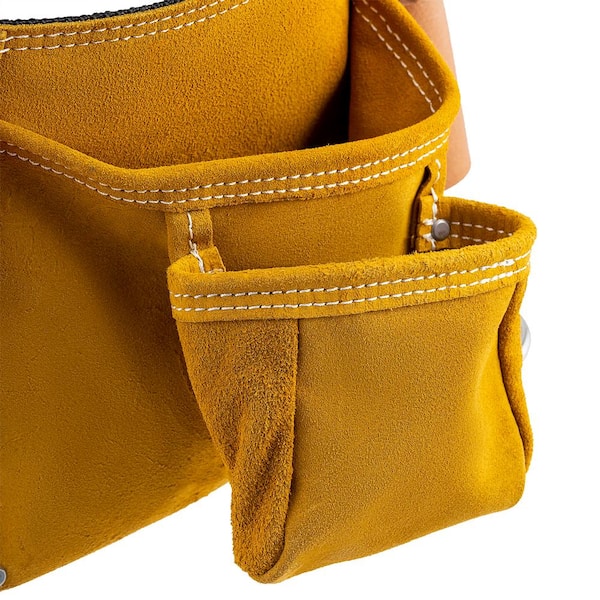 【35％OFF】 Suede Pocket 11 BOSS BUCKET Leather Apron Work Carpenter ガーデニングウェア
