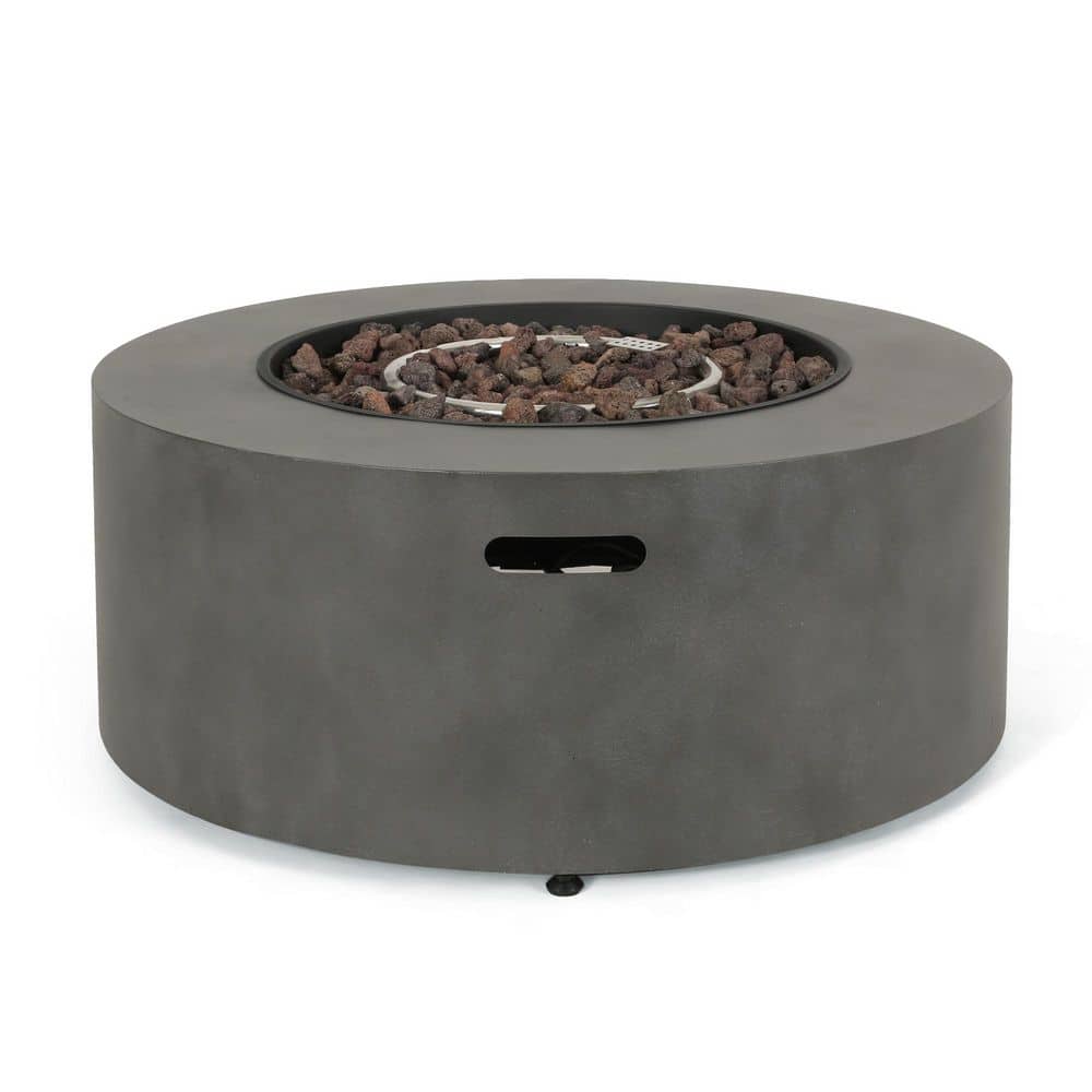 Stone Gray Iron Round 32 in. Outdoor Propane Fire Pit price history on PriceWatchPro